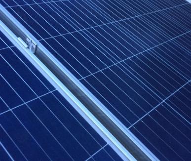 solar panel close up