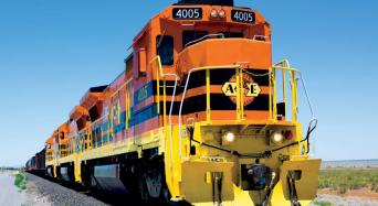 Orange and Yellow Train