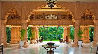 hotel lobby